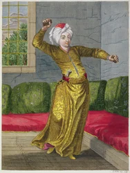 Tchingui, ballerina turca, XVIII secolo